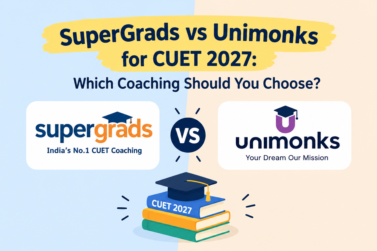 SuperGrads vs Unimonks for CUET 2027: Which Coaching Should You Choose?
